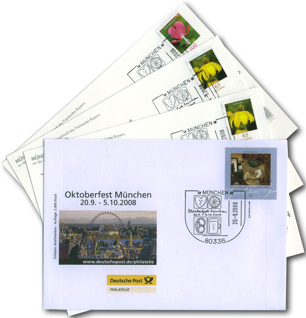 stamp design letter Oktoberfest pop art design poster heart Ferris wheel memorabilia Beer Festival Munich Germany